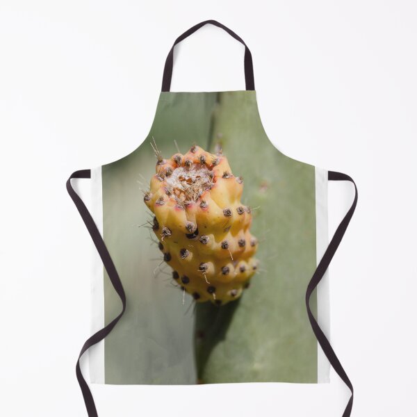 Item preview, Prickly Pear Cactus Fruit Close-Up Showing Yellow Orange Glochids and Textured Surface designed and sold by Nmallia.