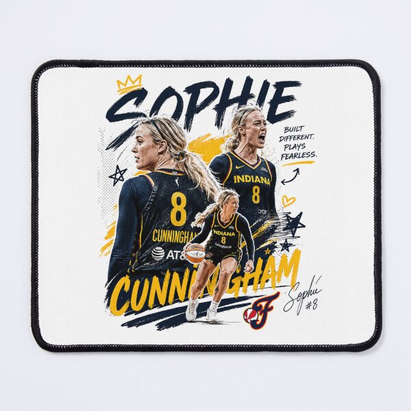 Item preview, Sophie Cunningham Indiana Basketball Graphic Poster - Women's Pro Basketball Fan Art designed and sold by VYBEHAUS.