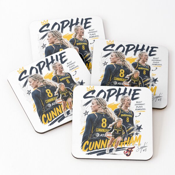 Item preview, Sophie Cunningham Indiana Basketball Graphic Poster - Women's Pro Basketball Fan Art designed and sold by VYBEHAUS.