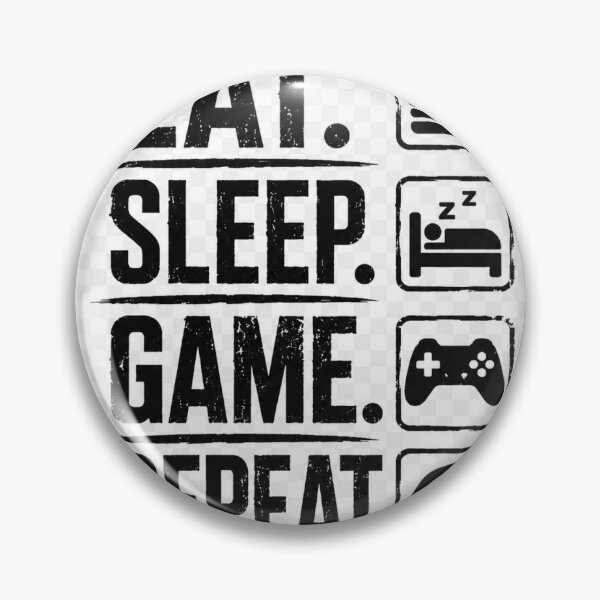 Item preview, Eat. Sleep. Game. Repeat designed and sold by GamingShopByMarius.