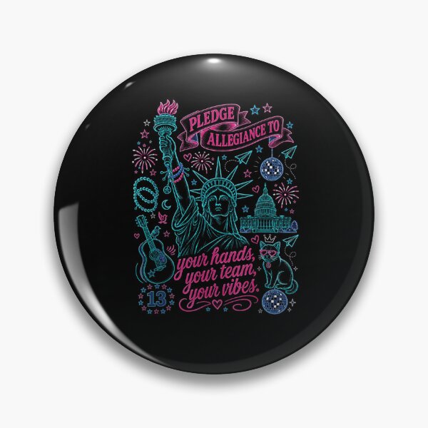 Item preview, Neon Pledge Allegiance To Your Vibes Taylor Eras Tour Neon Concert designed and sold by StanaLuis.