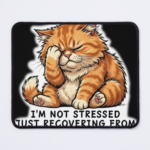 Item preview, Cat Facepalming After a Long Day of Existing designed and sold by CatstheticShop1.