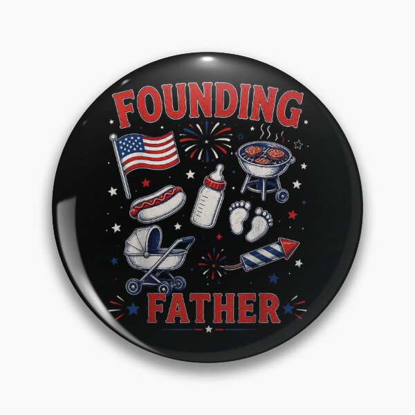 Item preview, Vintage Founding Father Patriotic First 4th Of July Baby Stroller BBQ designed and sold by StanaLuis.