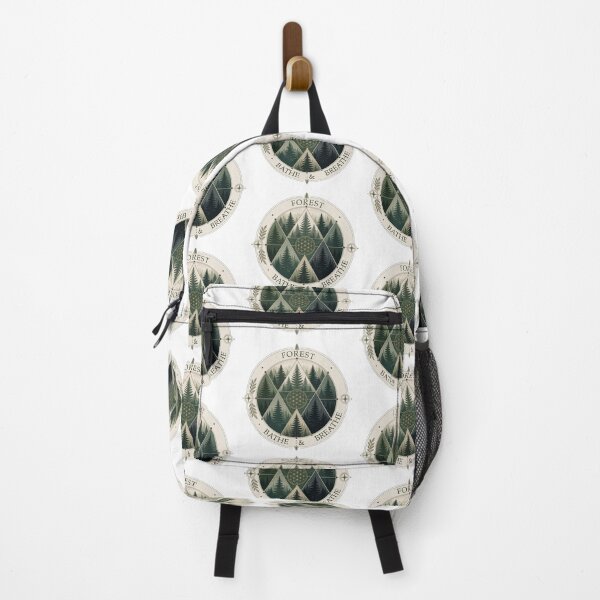 Item preview, Pine Forest Mandala Sacred Geometry Nature Art Print Sticker Woodland Gift designed and sold by sharifex.