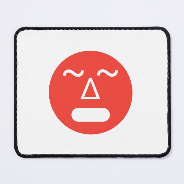 Item preview, Minimalist Red Geometric Face Art designed and sold by ABCDofficial.