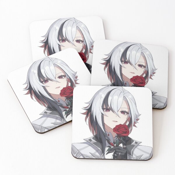 Item preview, Arlecchino Holding Rose Genshin Impact designed and sold by KomiArts.