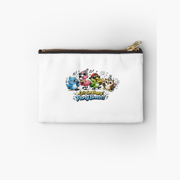 Item preview, Let’s Get Flappy! – Funny Cartoon Birds Party Design designed and sold by EdgeSphere.