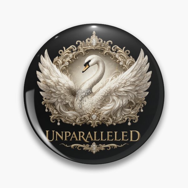 Item preview, UNPARALLELED Swan – Luxury Renaissance Rococo Elegance Art Print designed and sold by Emoji Emblems.