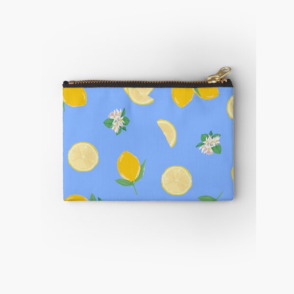Item preview, Mediterranean Lemon Pattern | Italian Coastal Citrus Print | Blue Botanical Design designed and sold by akneeland603.
