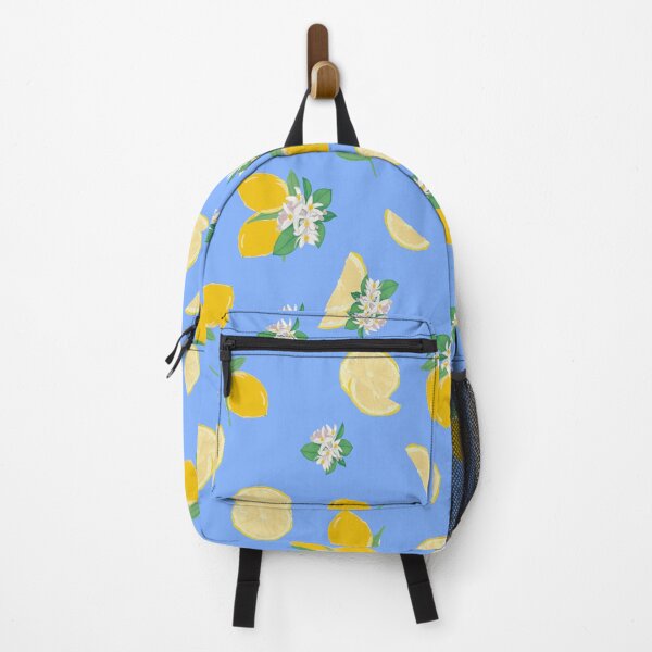 Item preview, Mediterranean Lemon Pattern | Italian Coastal Citrus Print | Blue Botanical Design designed and sold by akneeland603.