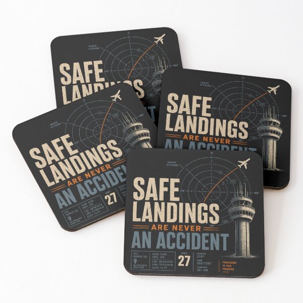 Item preview, Safe Landings Are Never An Accident Air Traffic Controller Premium Vintage designed and sold by Rudinho102.