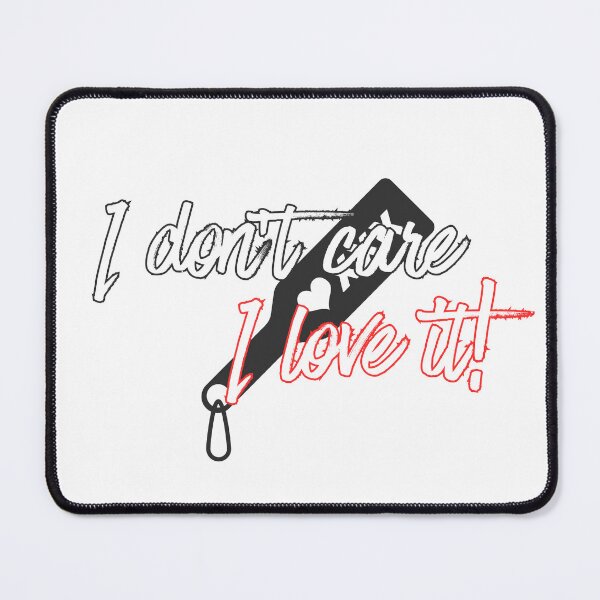 Item preview, I Don't Care I Love It | Bold Statement Typography Design designed and sold by Between-Words.
