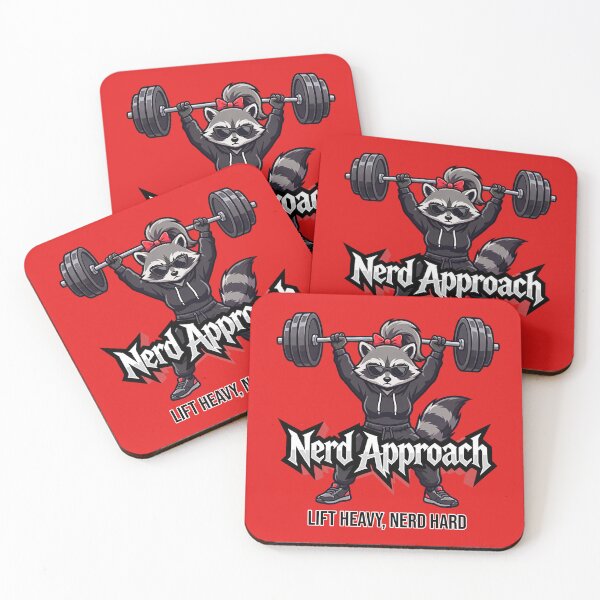 Item preview, Serious Lifter Raccoon, Obsessed with the Barbell designed and sold by NerdApproach.