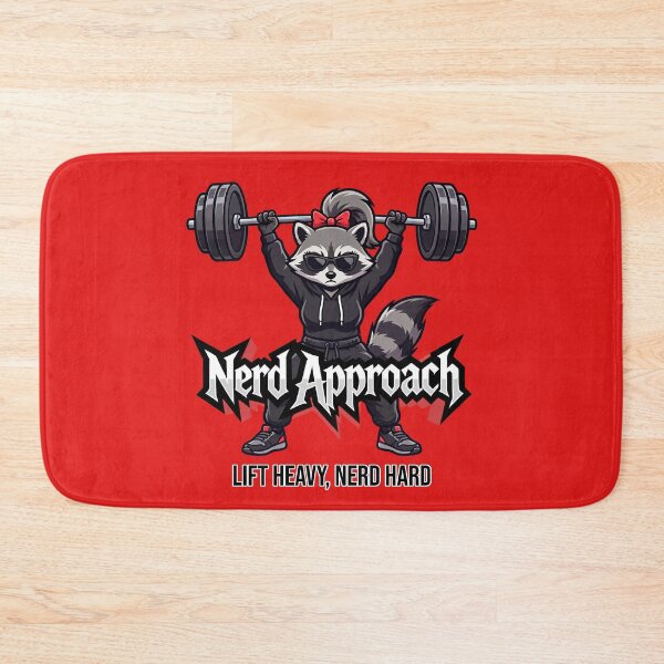 Item preview, Serious Lifter Raccoon, Obsessed with the Barbell designed and sold by NerdApproach.