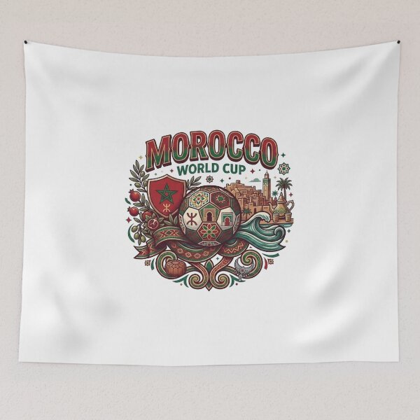 Item preview, morocco world cup designed and sold by designsbysamantha.