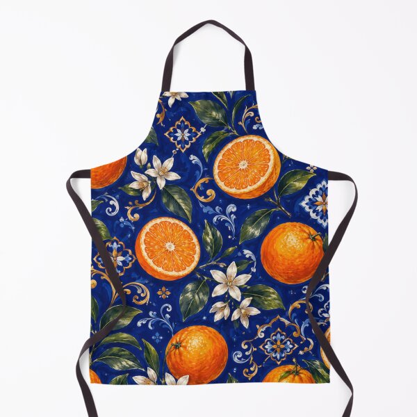 Item preview, Sicilian Orange & Majolica Tile designed and sold by Digital Muse Store.