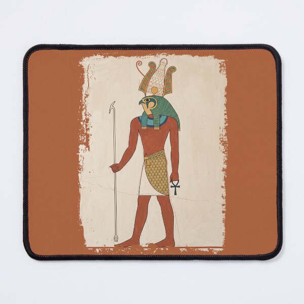 Item preview, Cosmic Sovereignty: Authentic Old Kingdom Egyptian Horus Art Print designed and sold by FreiherrPK.