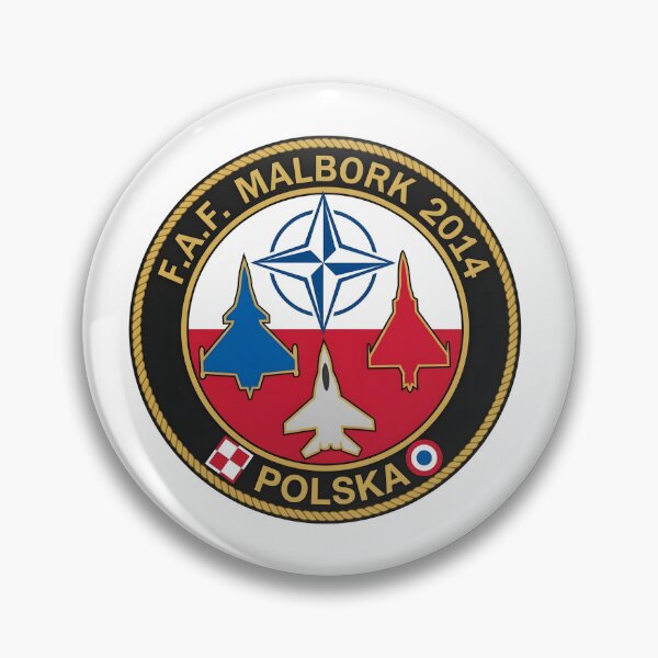 Item preview, French Air Force Malbork 2014 NATO Baltic Air Policing Patch designed and sold by CharlieDesings.