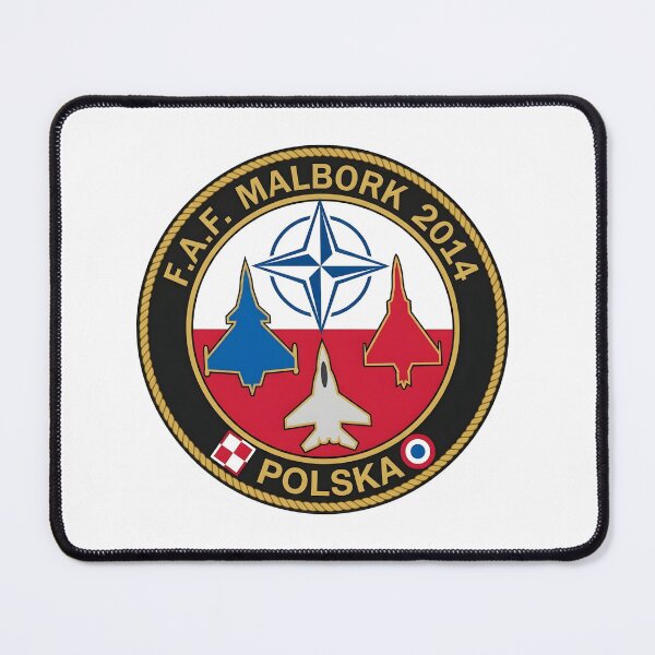 Item preview, French Air Force Malbork 2014 NATO Baltic Air Policing Patch designed and sold by CharlieDesings.