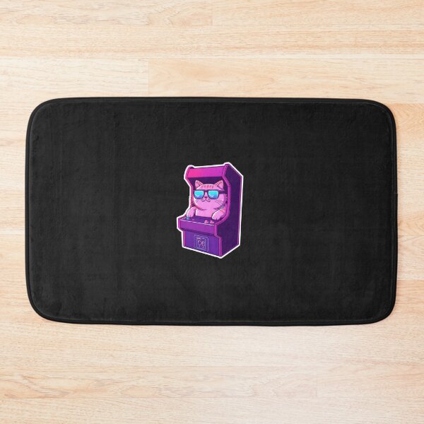 Item preview, Retro 1980s Arcade Game Machine Cool Cat Graphic designed and sold by 77Clover.