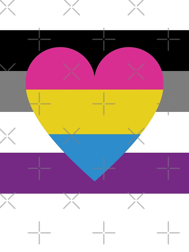 Asexual Panromantic Flag Drawstring Bag By Dlpalmer Redbubble