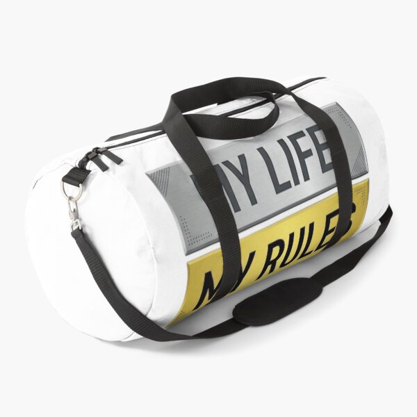 Item preview, My Life My Rules Metallic Plate Quote Design designed and sold by ThunderRed.