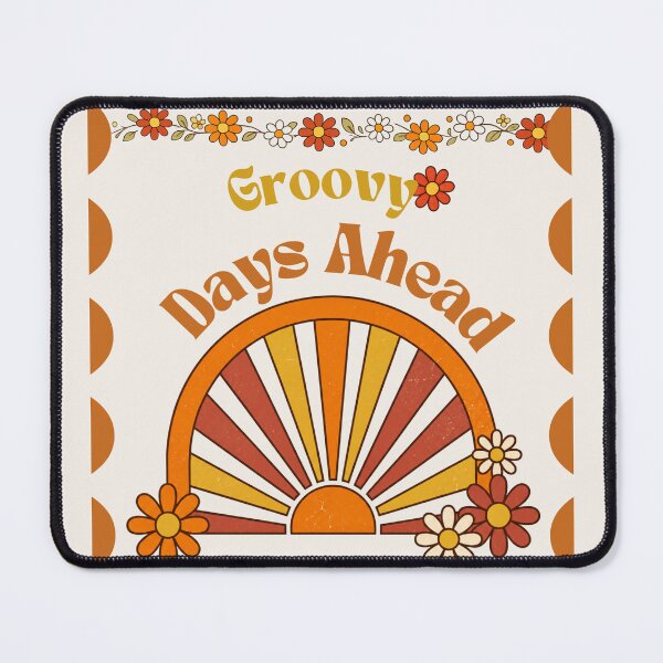 Item preview, Groovy Days Ahead Retro Floral Sunset Vintage 70s Design designed and sold by ByMorad.