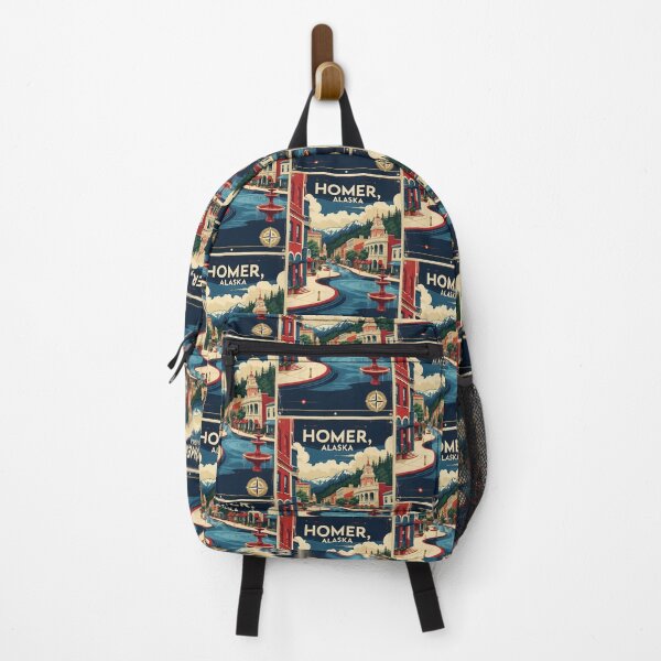 Item preview, Homer Alaska 1950s USA Vintage Travel Tourism designed and sold by TravelersGems.