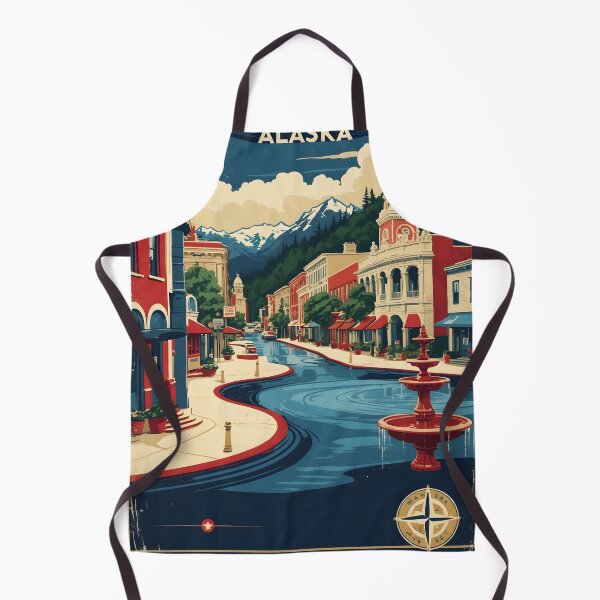 Item preview, Homer Alaska 1950s USA Vintage Travel Tourism designed and sold by TravelersGems.