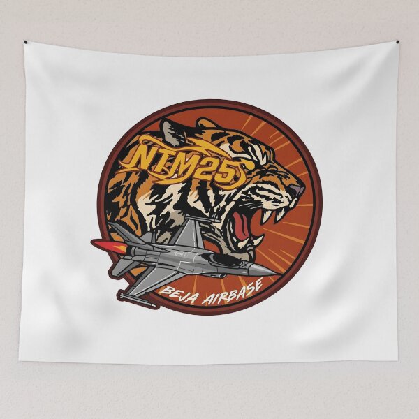 Item preview, NATO Tiger Meet 2025 Beja Airbase Commemorative Patch designed and sold by CharlieDesings.