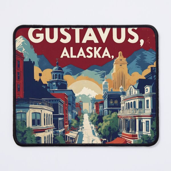 Item preview, Gustavus Alaska 1950s USA Vintage Travel Tourism designed and sold by TravelersGems.
