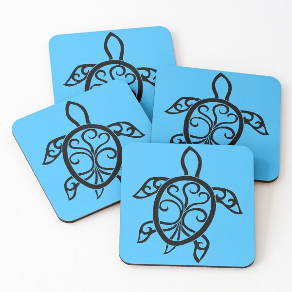 Item preview, Black mandala sea turtle designed and sold by Lagueny.