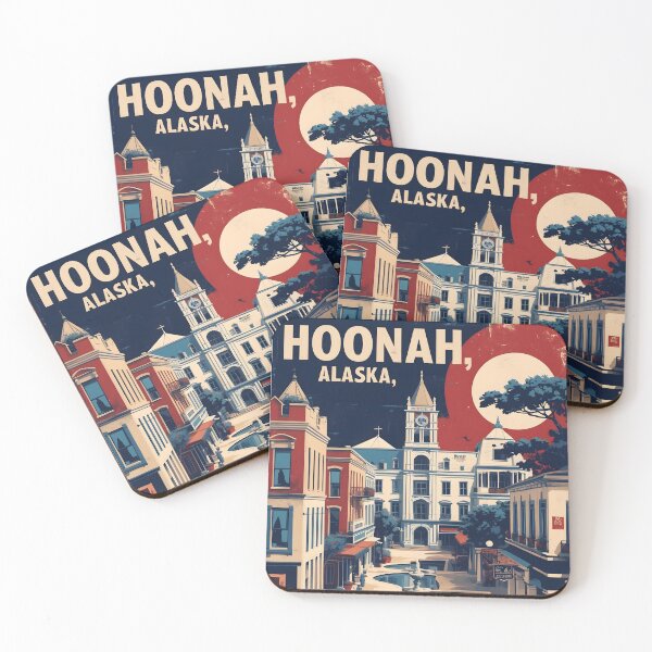 Item preview, Hoonah Alaska 1950s USA Vintage Travel Tourism designed and sold by TravelersGems.
