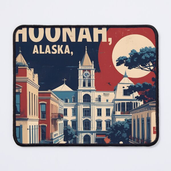 Item preview, Hoonah Alaska 1950s USA Vintage Travel Tourism designed and sold by TravelersGems.