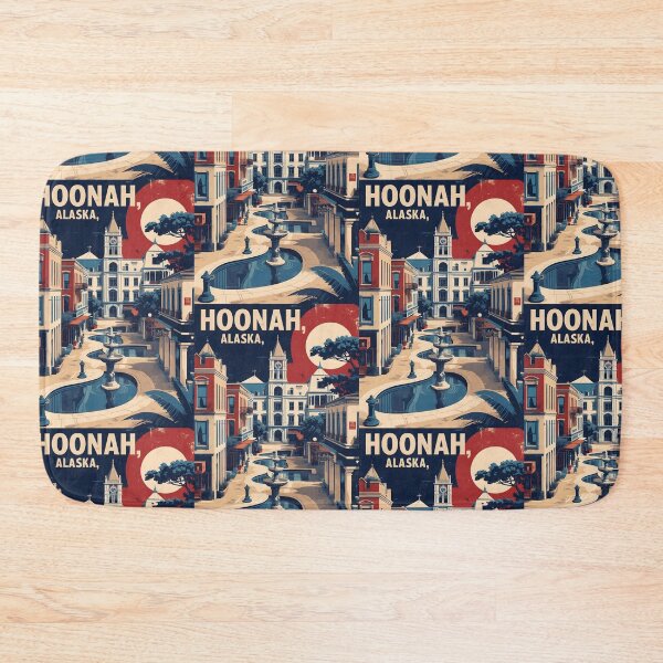 Item preview, Hoonah Alaska 1950s USA Vintage Travel Tourism designed and sold by TravelersGems.