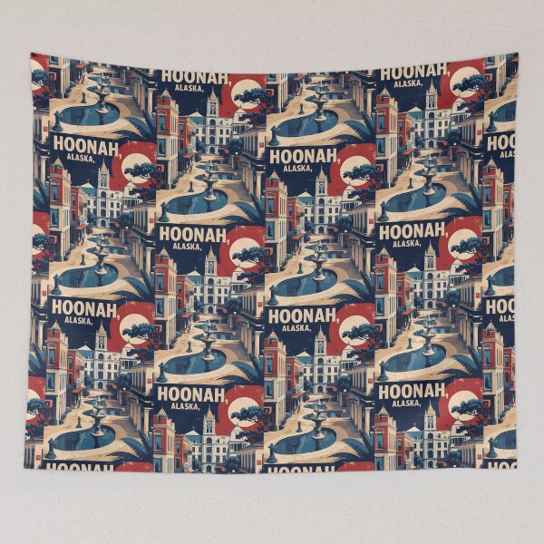 Item preview, Hoonah Alaska 1950s USA Vintage Travel Tourism designed and sold by TravelersGems.