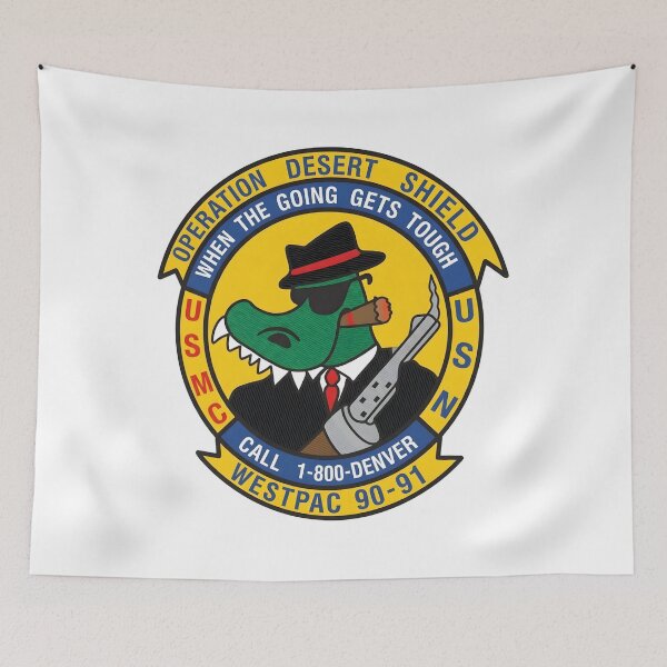 Item preview, Operation Desert Shield Westpac 90-91 Commemorative Patch designed and sold by CharlieDesings.