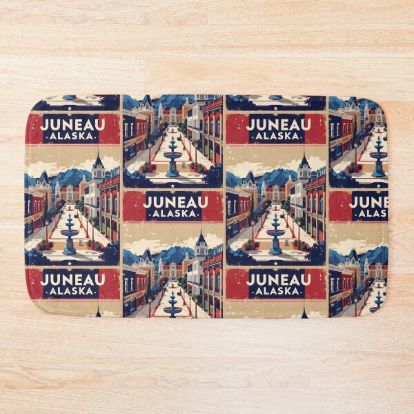 Item preview, Juneau Alaska 1950s USA Vintage Travel Tourism designed and sold by TravelersGems.