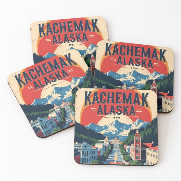 Item preview, Kachemak Alaska 1950s USA Vintage Travel Tourism designed and sold by TravelersGems.