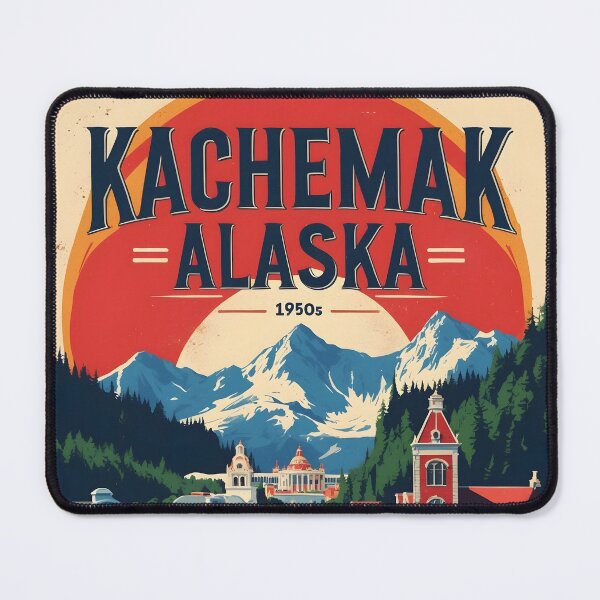 Item preview, Kachemak Alaska 1950s USA Vintage Travel Tourism designed and sold by TravelersGems.