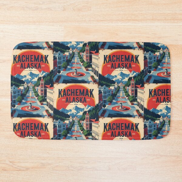 Item preview, Kachemak Alaska 1950s USA Vintage Travel Tourism designed and sold by TravelersGems.