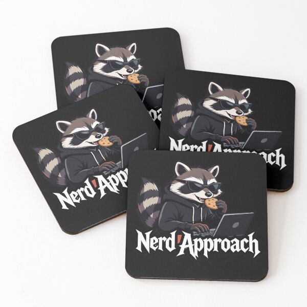 Item preview, Nerdy Raccoon Coder, Obsessed with Clean Code designed and sold by NerdApproach.