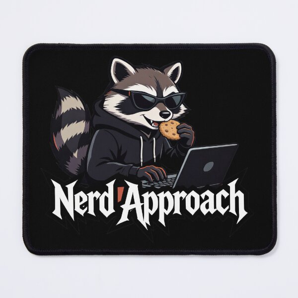 Item preview, Nerdy Raccoon Coder, Obsessed with Clean Code designed and sold by NerdApproach.