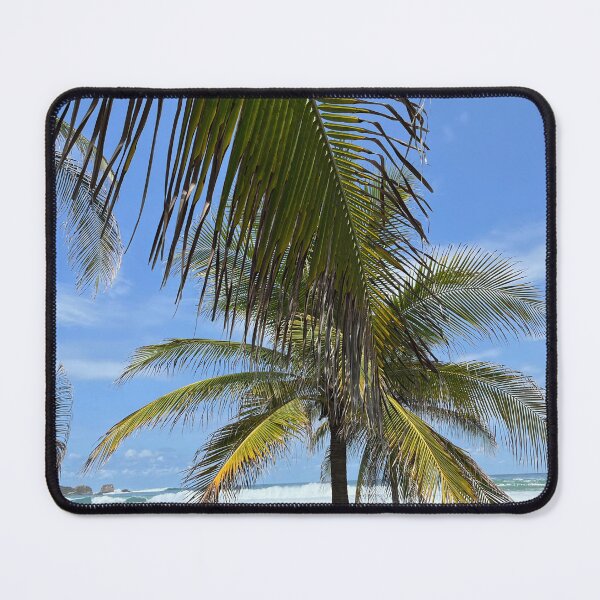 Item preview, Tropical palm tree on the beach designed and sold by Art of Momenz.