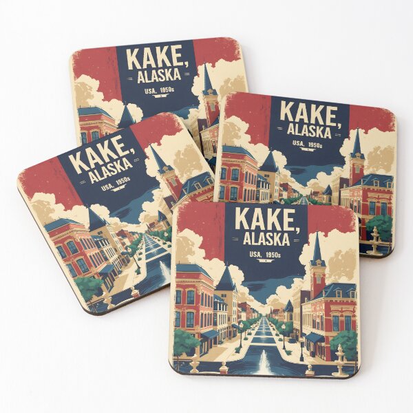 Item preview, Kake Alaska 1950s USA Vintage Travel Tourism designed and sold by TravelersGems.