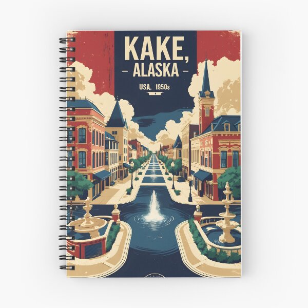 Item preview, Kake Alaska 1950s USA Vintage Travel Tourism designed and sold by TravelersGems.