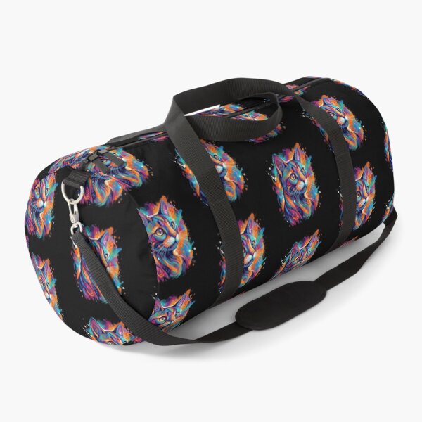 Item preview, Neon Whiskers: Psychedelic Abstract Cat Art designed and sold by CatstheticShop1.