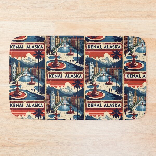 Item preview, Kenai Alaska 1950s USA Vintage Travel Tourism designed and sold by TravelersGems.