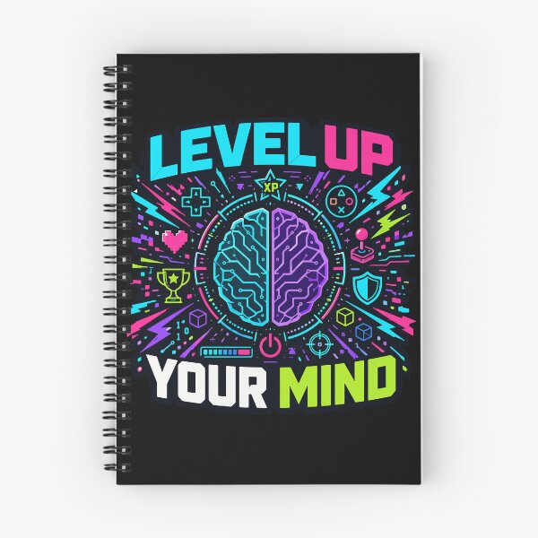 Item preview, Level Up Your Mind Gaming Neon designed and sold by xmoudx.