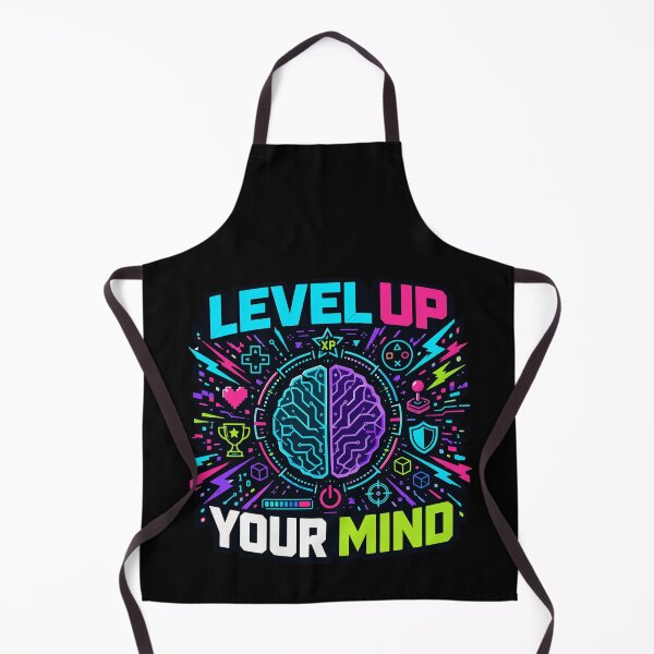 Item preview, Level Up Your Mind Gaming Neon designed and sold by xmoudx.